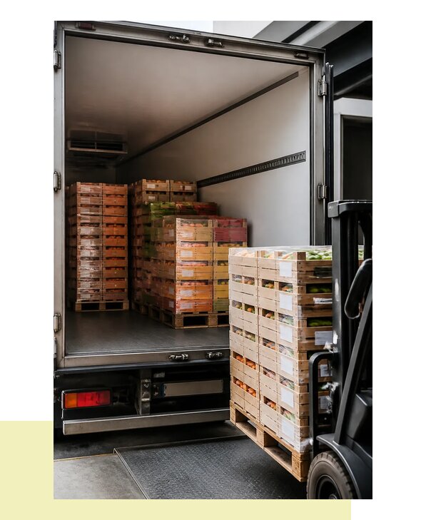 Перевозка сельхозпродукции на паллетах с доставкой в Старого Оскол