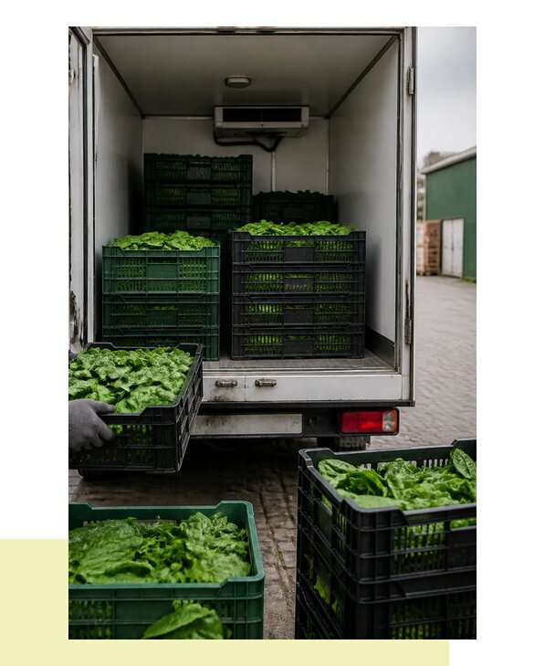 Перевозка шпината в Старого Оскол с сохранением свежести продукции